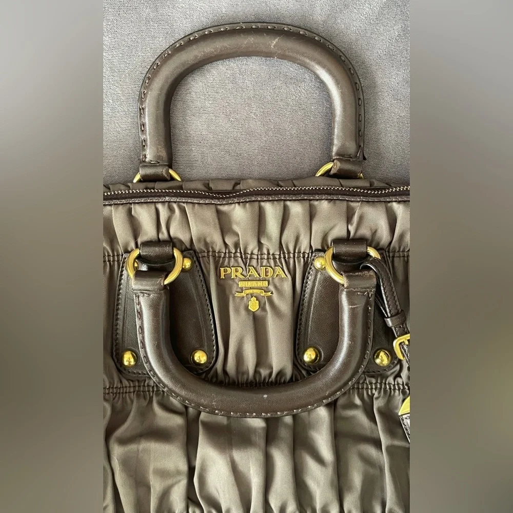 Prada Tessuto Nylon Gaufre Tote Bag - Picture 4 of 16